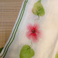 Pure mul cotton handpainted saree - Morning Glory