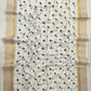 Pure and authentic mul cotton saree with spade and clover prints