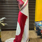 Semi gajji silk saree with running blouse