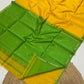Pure Maheshwari silk cotton sarees with small border and buttis - contrast pallu and blouse