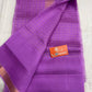 Beautiful Mangalagiri Silk cotton saree with zari checks
