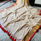 Soft Mul cotton saree - Red2