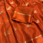 Beautiful khadi viscous silk - deer design