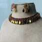 Beautiful ilakkathali choker - pink