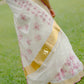 Premium Kerala cotton saree with beautiful pink floral digital prints (Prebooking 15 days)