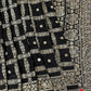 Soft munga silk saree with box checks weavings - black