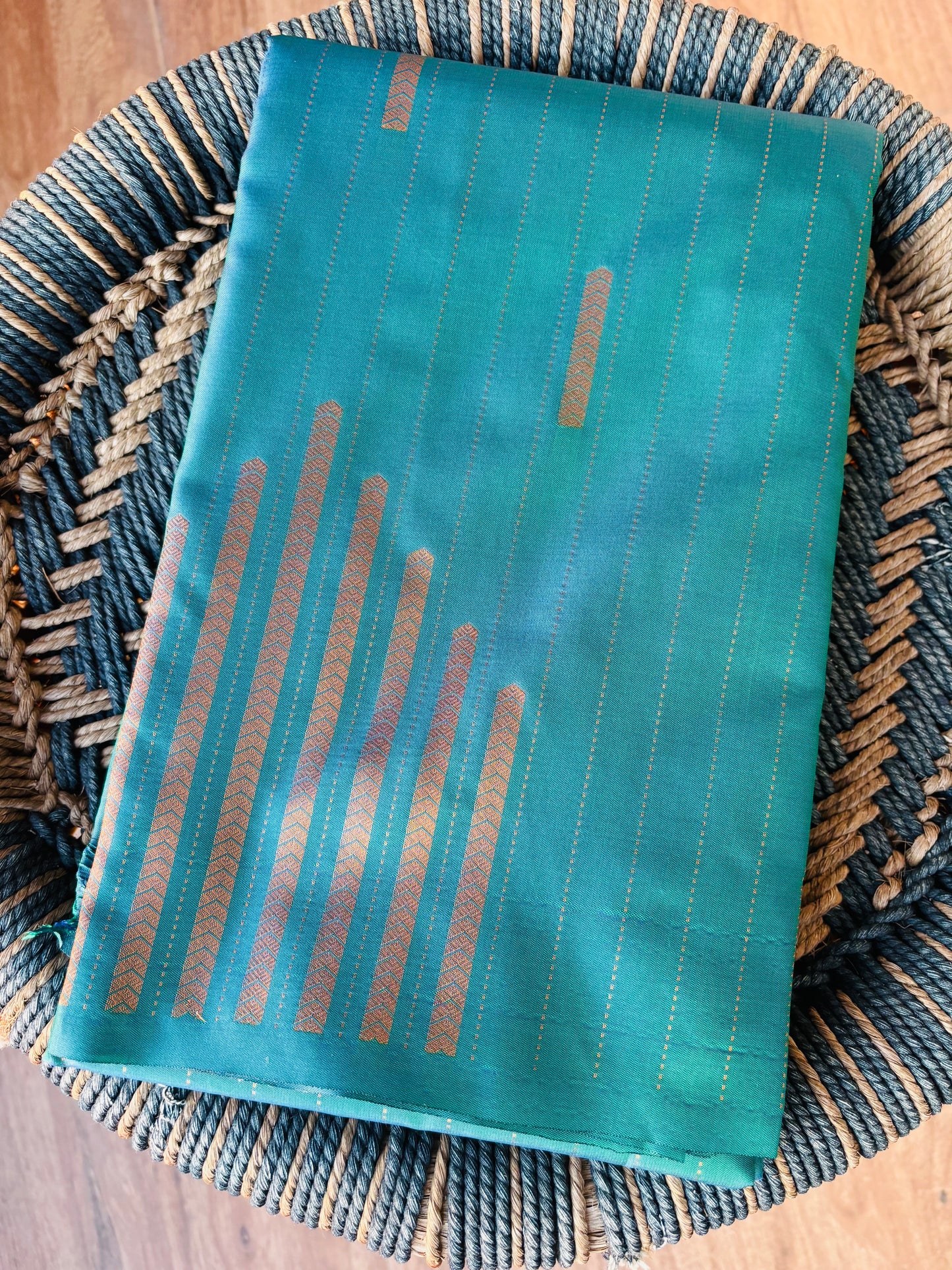 Arani pattu saree - copper weaves