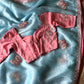Premium organza silk with butterfly embroidery