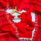 Dual tone shimmer chiffon saree