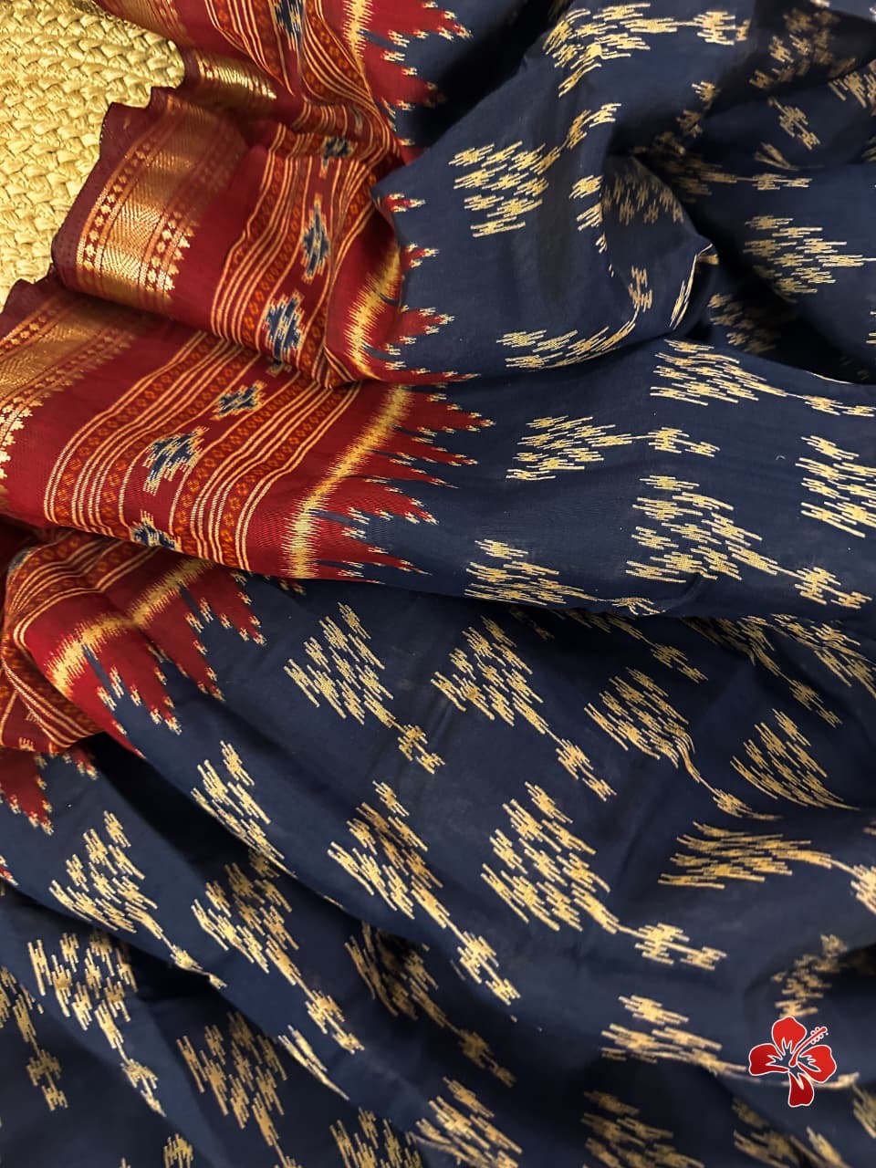 Soft ikkat printed mix cotton sarees