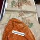 Soft off white muga cotton saree with floral weavings