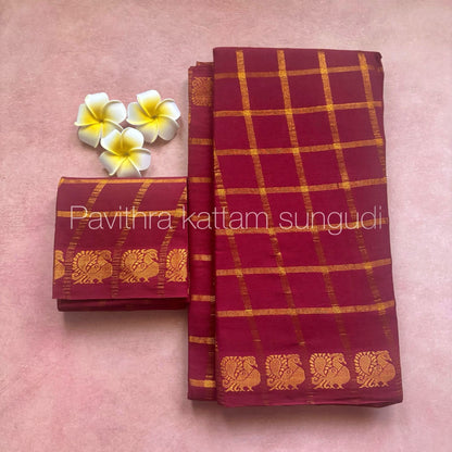Sungudi cotton - Pavithra kattam