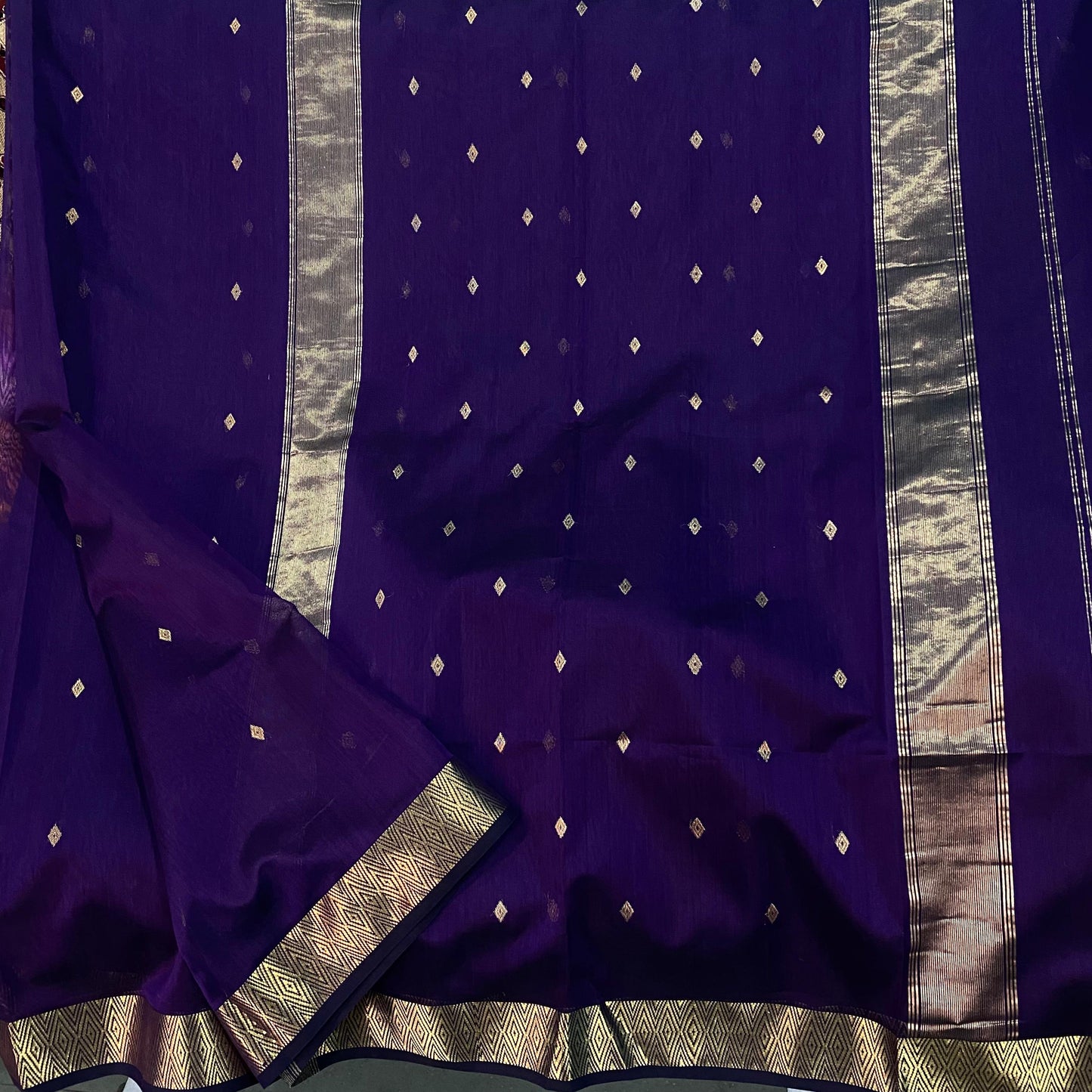 Nayanthara inspired Maheshwari silk cotton saree