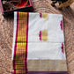 Lotus kerala cotton saree - Maroon