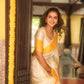 Beautiful viscous satin silk with bandhini prints - Chaitra reddy inspired
