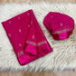 Viscous georgette with sequins buttas