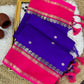 Gorgeous premium semi silk saree with mango woven contrast border
