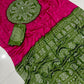 Soft satin crepe silk saree with Beautiful bandhini print and Real mirror work (prebooking)