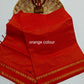Soft arani silk cotton saree with thread checks
