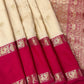 Soft semi silk saree - coin chakra