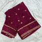 Beautiful soft viscous crepe silk - rose jacquard