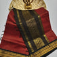 Premium silk cotton sarees with zari checks and contrast border