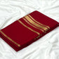 Soft semi Mysore crepe silk sarees with zari stripe broad border (Tani Malayali inspired)