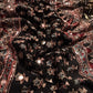 Pure Handblock ajrakh print mirror work modal silk saree (Prebooking 35 days)