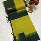Gorgeous checked silk cotton sarees with solid temple border