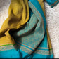 Beautiful khaddi georgette saree with intricate weavings!