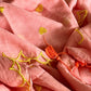 Pure and authentic mul cotton sarees with heart embroidery and scalloped border