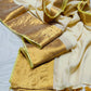 Soft Mul cotton saree - yellow