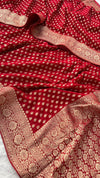 Pure khaddi Georgette With Banarasi Zari Weaving