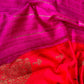 Raw Silk Saree with Banarasi weaves
