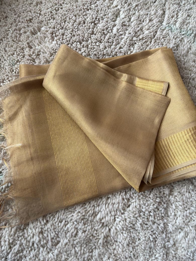 Pure tissue tussar silk saree