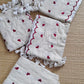 Pure and authentic mul cotton sarees with heart embroidery and scalloped border