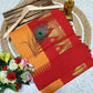 Gorgeous checked silk cotton sarees with solid temple border