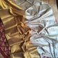 Mul tissue Raga saree - Gold and Silver