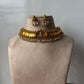 Beautiful statement Lakshmi ilakkathali necklace - pearl