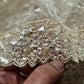 Pure tissue silk saree with pearl sequins handwork