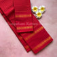 Premium pure sungudi cotton saree with checks and double rudraksham border