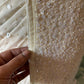 Pure Chinnon Silk saree with pearl sequins handwork