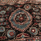 Pure Handblock ajrakh print mirror work modal silk saree (Prebooking 35 days)