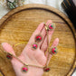 Round Lotus motifs necklace