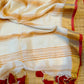 Premium kerala cotton saree with Red Zari border