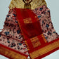 Premium silk cotton saree with kalamkari prints