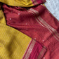 Beautiful khaddi georgette saree with intricate weavings!