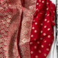 Pure khaddi Georgette With Banarasi Zari Weaving