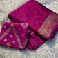 Soft viscous chinon silk with self weaving