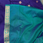 Semi kanchi silk saree with contrast border